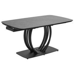 MATERA 160 серый мрамор матовый / черный 