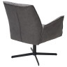 Лаунж-кресла Кресло BELFAST 360 град. XD841-16 Серый, букле/ GINO-457 Серый, ткань/ Черный, ®DISAUR