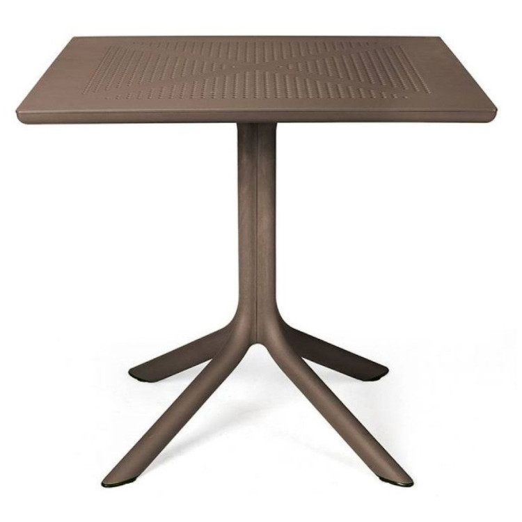 Пластиковые столы Стол GARDEN 80*80*75 коричневый