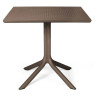 Пластиковые столы Стол GARDEN 80*80*75 коричневый