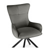 Стулья для гостиной Chicago light gray / black