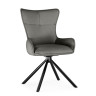 Стулья для гостиной Chicago light gray / black