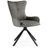 Стулья для гостиной Chicago light gray / black