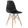 PC-015 дизайнерский стул из коллекции EAMES, пластиковое сиденье на деревянных ножках