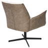 Лаунж-кресла Кресло BELFAST 360 град. XD841-02 Бежевый, букле/ GINO-101 Бежевый, ткань/ Черный, ®DISAUR