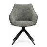 Стулья на металлокаркасе Kansas gray / graphite gray / black