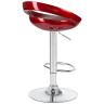 Полубарные стулья Набор 2 шт Стул барный DOBRIN DISCO, бордовый металлик