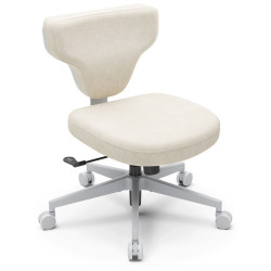 Кресло гибридной посадки FoxGear SHORTZ Fabric, размер 1 (с ноутбучным столиком), светло-серый