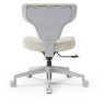 Компьютерные кресла Кресло гибридной посадки FoxGear SHORTZ Fabric, размер 1 (с ноутбучным столиком), светло-серый