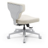 Компьютерные кресла Кресло гибридной посадки FoxGear SHORTZ Fabric, размер 1 (с ноутбучным столиком), светло-серый