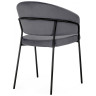 Стулья на металлокаркасе Лео антрацитовый brendy stone 28 / черный