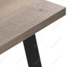 ТРИНИТИ ЛОФТ 120 не раздвижной ламинированный стол для кухни на металлическом каркасе