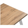 ТРИНИТИ ЛОФТ 120 не раздвижной ламинированный стол для кухни на металлическом каркасе