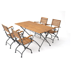 Обеденный комплект ЛАТА L стулья с подлокотниками