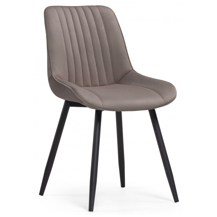 Стулья на металлокаркасе Вейв латте / черный