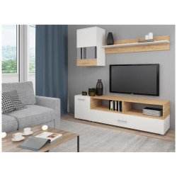 Алонсо белая / дуб золотой