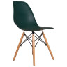 Стулья Стул обеденный DOBRIN DSW, ножки светлый бук, цвет тёмно-зеленый (G-13)
