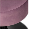 DOBRIN DANNY BLACK пуф с обивкой тканью велюр, цвет пудрово-сиреневый (MJ9-52)