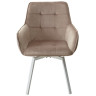 Металлические стулья Стул MAVERICK 360 град. поворот. BLUVEL-40 BEIGE/ белый каркас, М-City