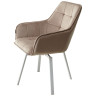 Металлические стулья Стул MAVERICK 360 град. поворот. BLUVEL-40 BEIGE/ белый каркас, М-City