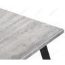 ТРИНИТИ ЛОФТ 140  не раскладной обеденный стол в стиле лофт на металлическом каркасе