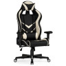 RACER компьютерное кресло с обивкой искусственной кожей, цвет черный / бежевый