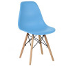 Стулья Стул пластиковый Eames DSW голубой