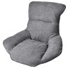 HUG кресло для отдыха с комбинированной обивкой шенилл/экокожа, цвет темно-серый
