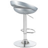 Полубарные стулья Набор 2 шт Стул барный DOBRIN DISCO, серебряный