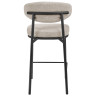 СТУЛЬЯ Стул полубарный Lucas 2 латте шенилл с чёрными ножками