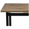Деревянные столы Макта 140 дуб велингтон / черный матовый