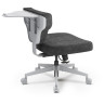 Компьютерные кресла Кресло гибридной посадки FoxGear SHORTZ Fabric, размер 2 (с ноутбучным столиком), тёмно-серый