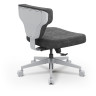 Компьютерные кресла Кресло гибридной посадки FoxGear SHORTZ Fabric, размер 2 (с ноутбучным столиком), тёмно-серый