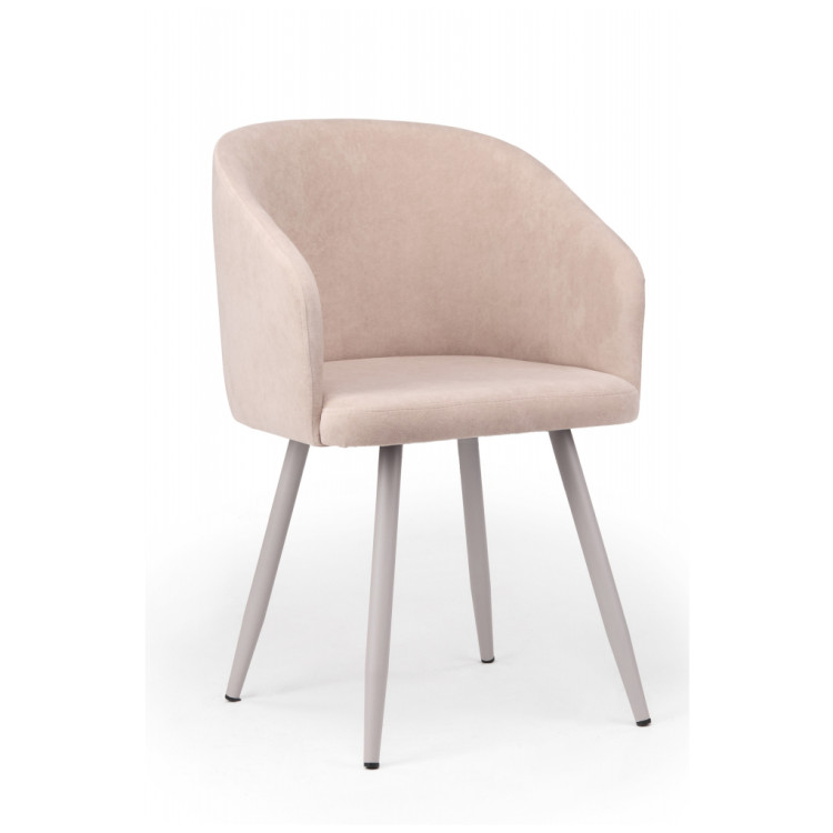 Стулья на металлокаркасе Монер латте (glory 10) / серый