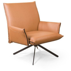 Кресло Clark, экокожа коричневый Кресло Clark, экокожа коричневый