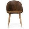 Стулья Aldo dark brown / wood
