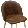 Стулья Aldo dark brown / wood