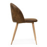Стулья Aldo dark brown / wood
