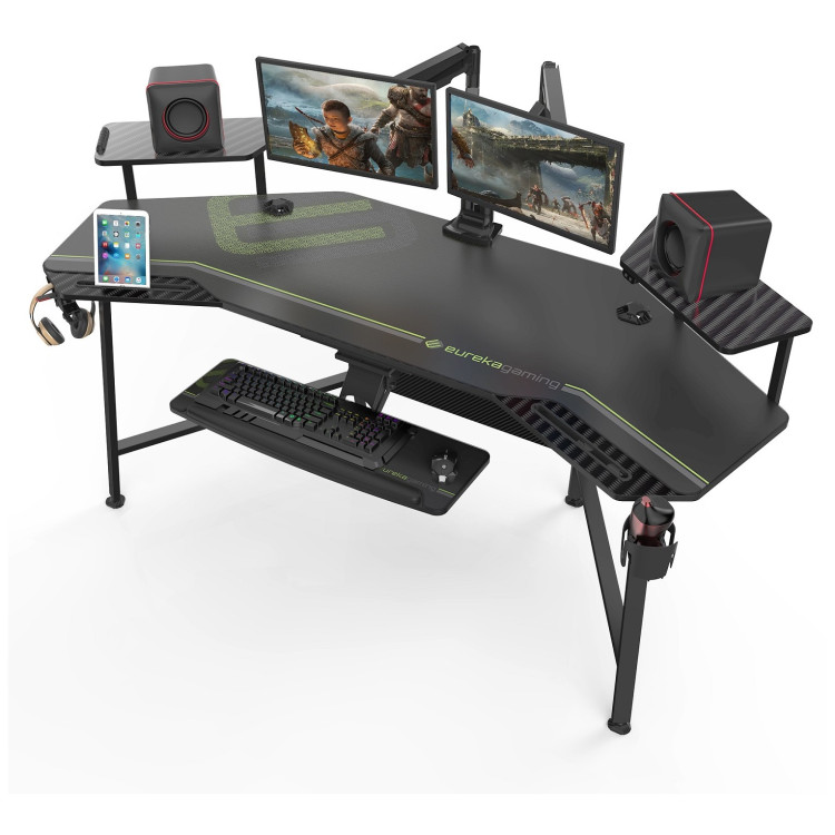 Игровые столы Стол для компьютера (для геймеров) Eureka AED-E70B