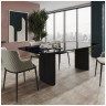 Обеденные столы Стол обеденный Nolan 200, керамика глянцевая / две опоры овал