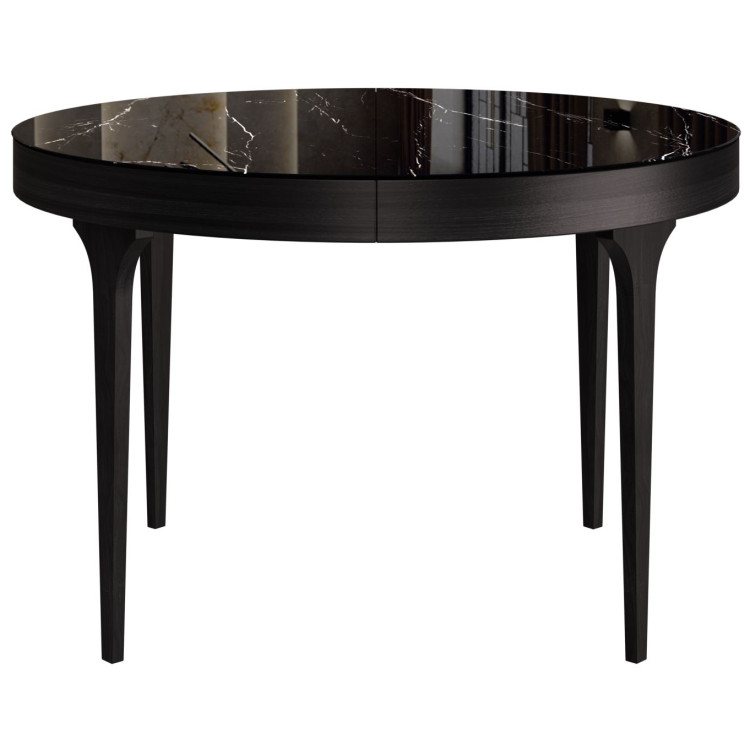 Керамические столы Стол круглый раскладной Bellini (110+40), керамика глянцевая