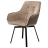 Металлические стулья Стул MAVERICK 360 град. поворот. BLUVEL-40 BEIGE/ черный каркас, М-City