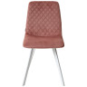 Металлические стулья Стул DAIQUIRI BLUVEL-52 PINK / белый каркас, велюр М-City