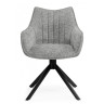 Стулья на металлокаркасе Denever gray / black