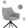 Стулья на металлокаркасе Denever gray / black