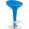BOMBA барный стул-табурет с регулировкой высоты, пластиковое сиденье на хромированной ножке