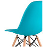 Стулья GH801/DC111 Стул пластиковый, БИРЮЗОВЫЙ#7891, каркас бук