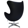 Дизайнерские кресла Кресло EGG STYLE CHAIR чёрный, натуральная кожа