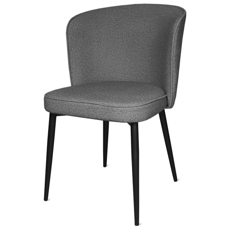 RENE 360 поворотный стул с обивкой тканью букле, цвет опал