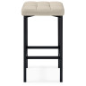 Барные стулья Лофт ткань канди крем / черный матовый
